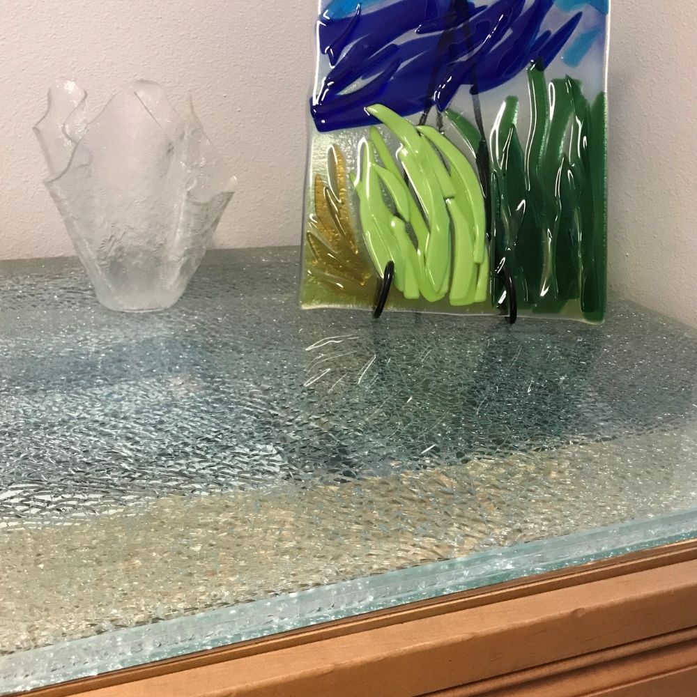 Crackle Glass Tabletop