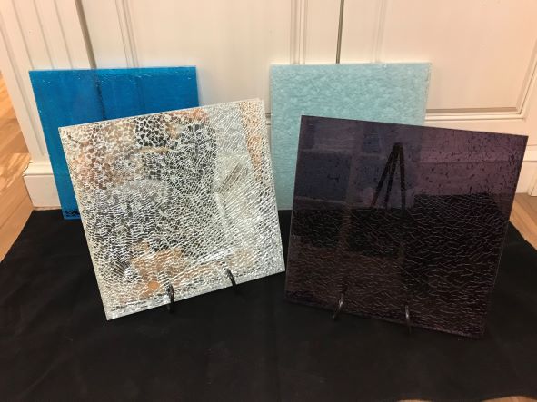 Custom Crackle Glass Samples